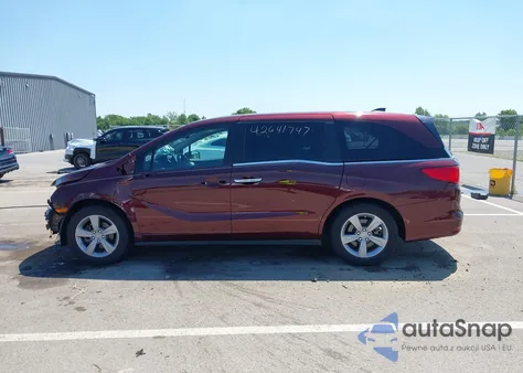 2019 Honda Odyssey Ex-L из США, поврежденный, VIN 5FNRL6H79KB062746